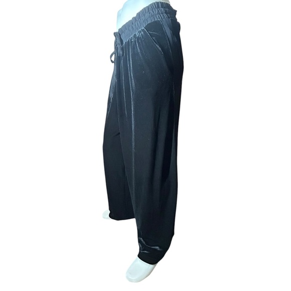 GAP Women’s Crushed Velvet with Tuxedo Striped Side Size XXL Black - Picture 2 of 9